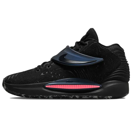 Nike KD 14 Vintage Basketball Shoes Unisex Mid-top Black/powder