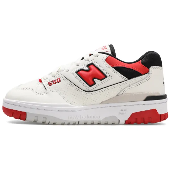 New Balance 550 Sea Salt True Red