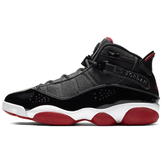 Jordan 6 Rings Black Varsity Red 2007