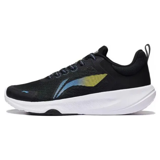 LINING Lan Guang Training Shoes Men Low-Top Black Yellow/Blue