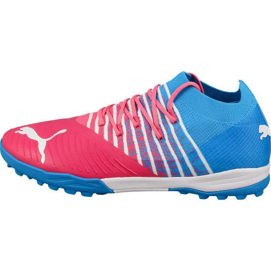 PUMA Future Z Football Shoes Men Mid-top Pink/White/Blue