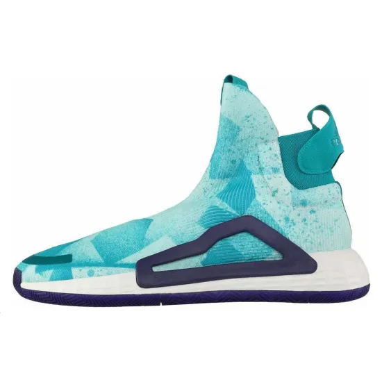 Adidas N3xt L3V3L Vintage Basketball Shoes Men High-top White/Royal Blue/Fern Green