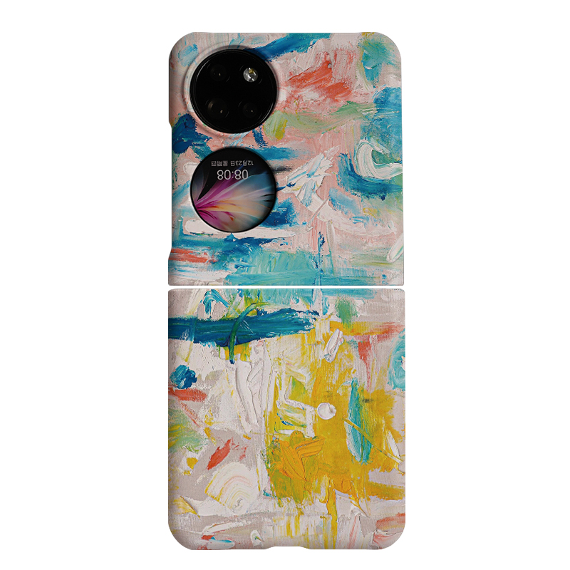 Keshami is suitable for Huawei Pocket2/P50Pocket/PocketS mobile phone case folding screen matte hard shell trendy brand graffiti personalized men and women
