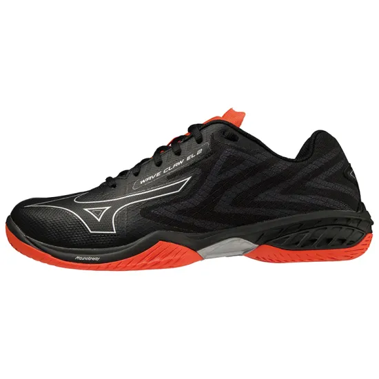 Mizuno Wave Claw Badminton Shoes Unisex Low-Top Black/Red