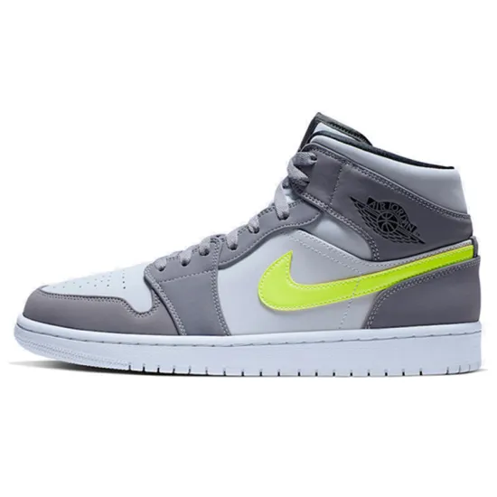 Jordan 1 Mid Gunsmoke Volt