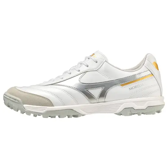 Mizuno Morelia White Silver