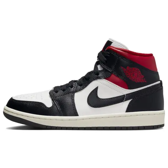 Jordan 1 Mid Gym Red Panda Women's