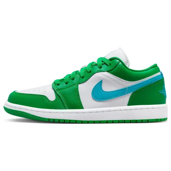 JORDAN 1 Low Lucky Green Aquatone Women's