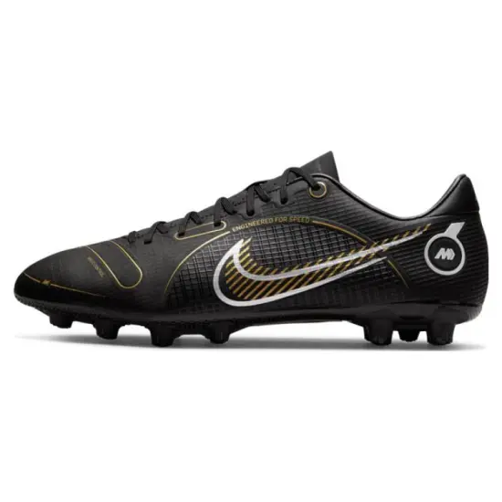 Nike Mercurial Vapor 14 Football Shoes Men Low-top White/Metallic Gold Coin/Black