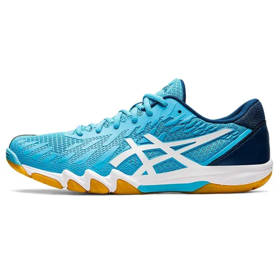 Asics Attack Bladelyte 4 Training Shoes Unisex Low-top White/Royal Blue/Fern Green