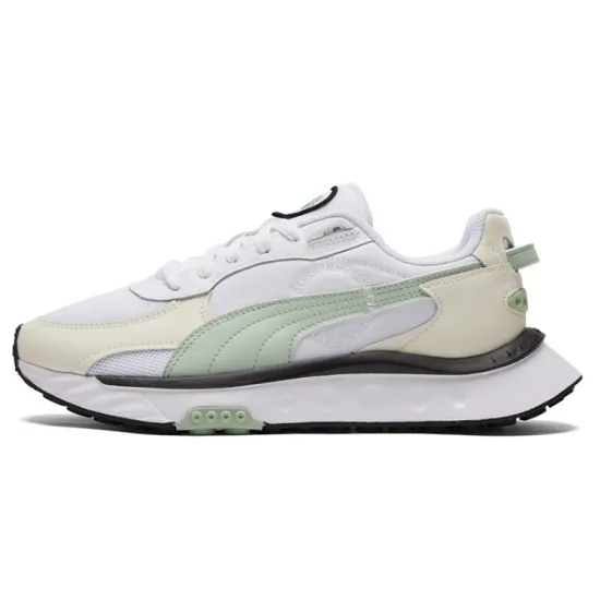 PUMA Wild Rider Training Shoes Unisex Low-top Ivory White