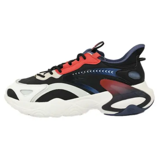 Erke Bounce Low-Top Training Shoes Men's Black Red