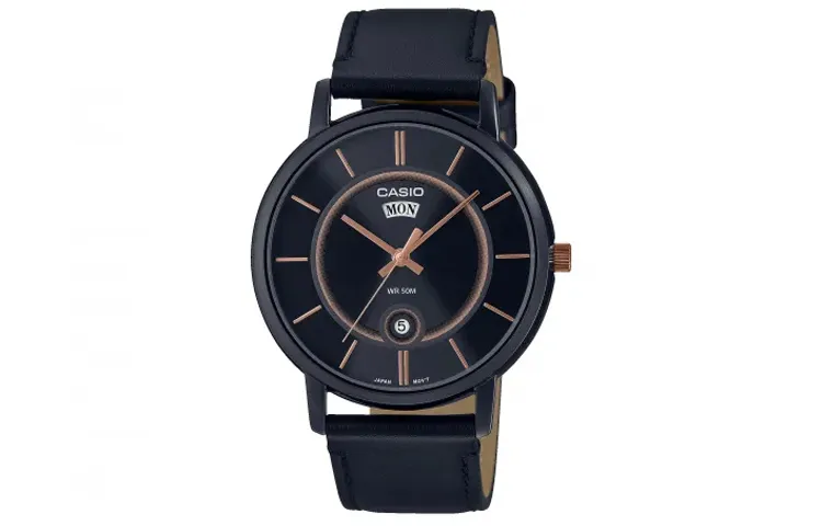 CASIO Men Standard Series Black Watch MTP-B120BL-1A