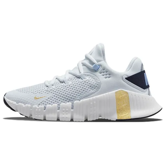 Nike Free Metcon 4 Pure Platinum Grey Gold White Women's