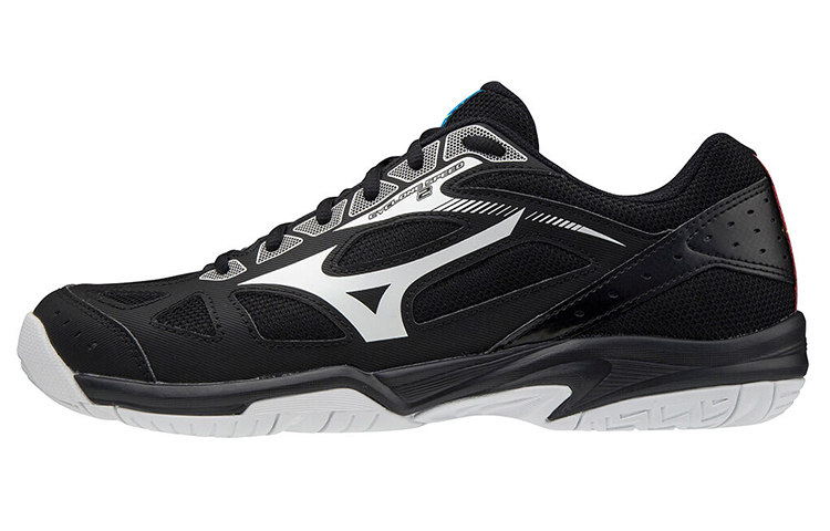 Mizuno Cyclone Speed 2 low-top volleyball shoes black and white