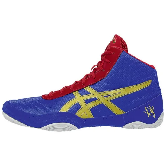 Asics JB ELITE V2.0 Training Shoes Men Mid-Top Blue Red