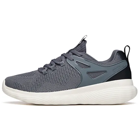 ANTA Training Shoes Men Low-Top Dark Gray/White