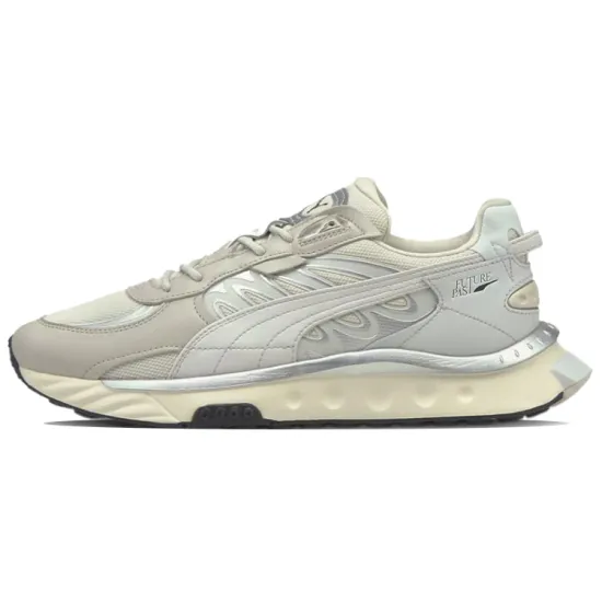 Puma Wild Rider Training Shoes Unisex Low-top Grey/silver/white