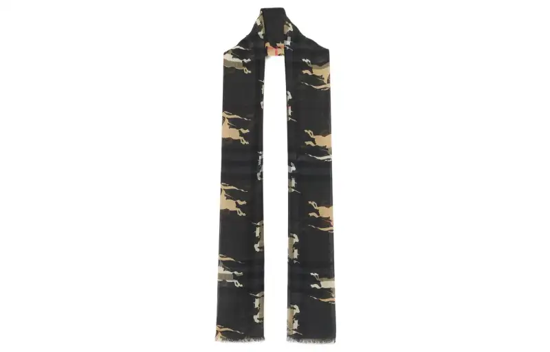 Burberry EKD-print Wool-silk Scarf