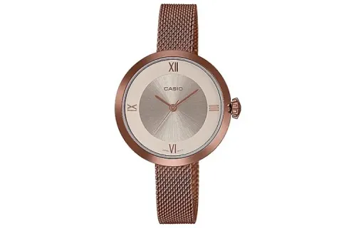 CASIO Women's Standard Series Coffee Watch LTP-E154MR-9A