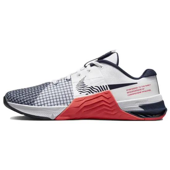 Nike Metcon 8 'White Crimson Obsidian'