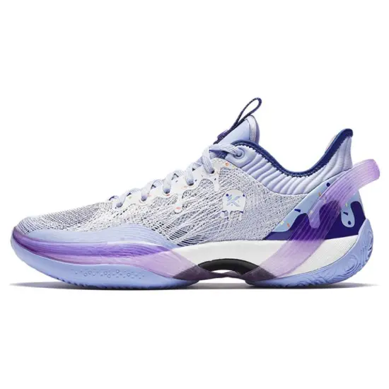 ANTA Three-point Rain1.0 Basketball Shoes Men Low-Top Blue
