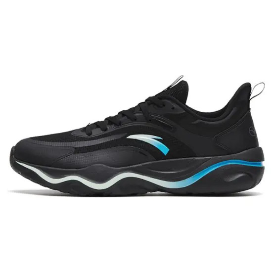 ANTA Milk Sugar Training Shoes Men Low-Top Black Blue