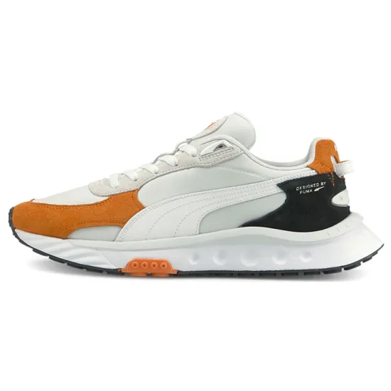 Puma Wild Rider Rollin 'White Vibrant Orange'