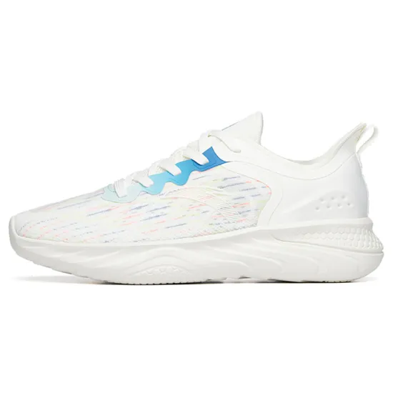 ANTA Training Shoes Men Low-Top White Blue/Dark Red