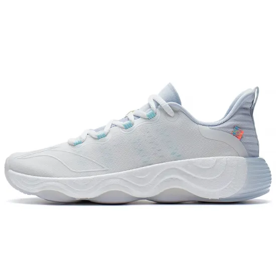 LINING Wujie 3 Training Shoes Women's Low-Top Champagne White/Ice Blue