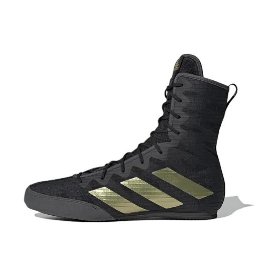 Adidas Box Hog 4 Core Black Gold Metallic Grey