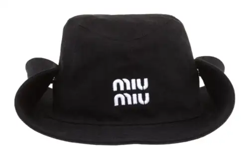 MIU MIU Hats & Caps Unisex Black