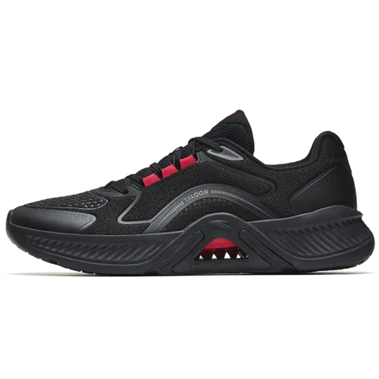 ANTA Training Shoes Men Low-Top Black/Classic Red