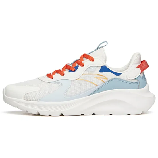ANTA Training Shoes Men Low-Top Ivory White/FANTAsy Blue/Pale Blue
