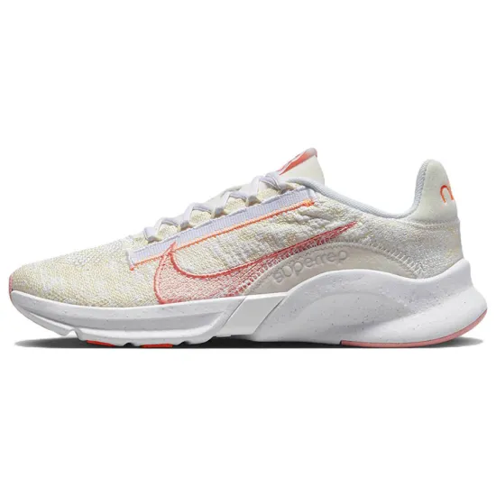 Nike SuperRep Go 3 Flyknit Next Nature 'Light Cream Crimson Bliss' Women's