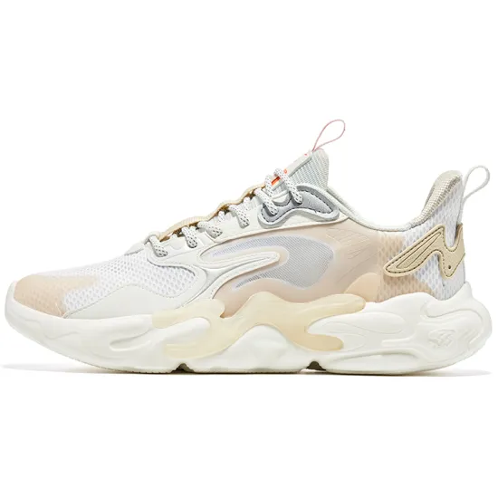 Erke Bullets Training Shoes Men Low-Top Microcrystal White/Warm Linen