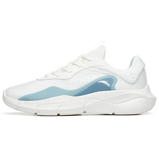 Anta Linghui Cushioned Anti-Slip Wear-Resistant Breathable Lightweight Low-Top Training Shoes Men's White Blue