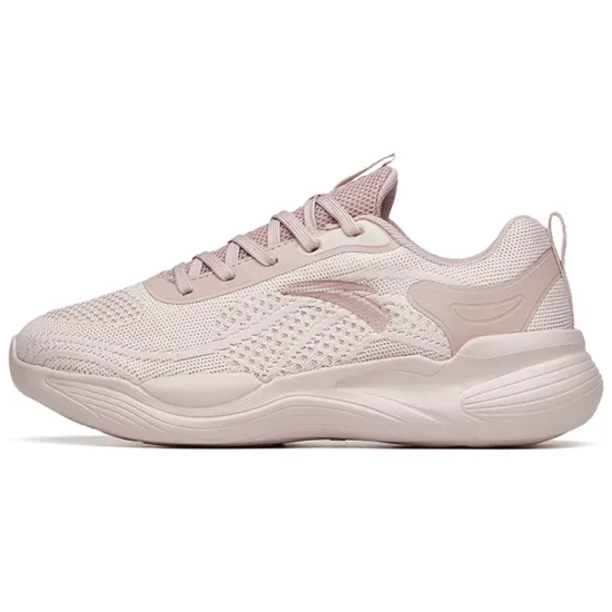 ANTA Training Shoes Women's Low-Top Lotus Grey/Skin Pink