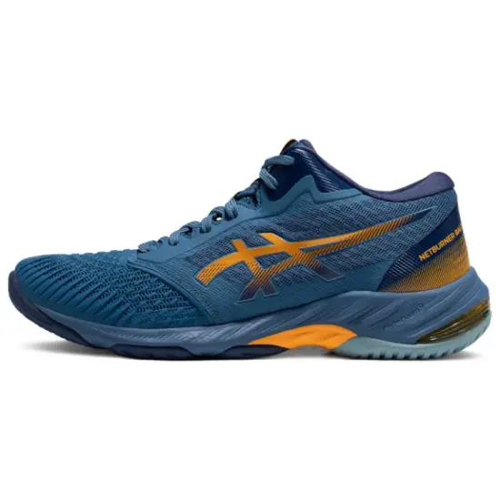 Asics Gel-Netburner Ballistic Training Shoes Men Low-top Blue/Brown