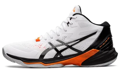 Asics Sky Elite FF 2 2 volleyball mid-top training shoes men's white and black