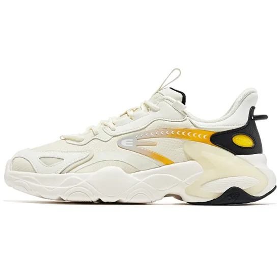 Erke Bullets Low-Top Training Shoes Men's White Yellow
