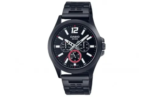 CASIO Men Standard Series Black Watch MTP-E350B-1BV