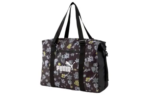 PUMA Polyester Tote Bag, Shopping Bag, Luggage Bag, Handbag Regular Women's Black