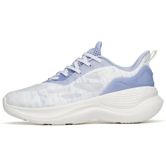 ANTA Training Shoes Women's Low-Top Ivory White/Willow Catkin Purple