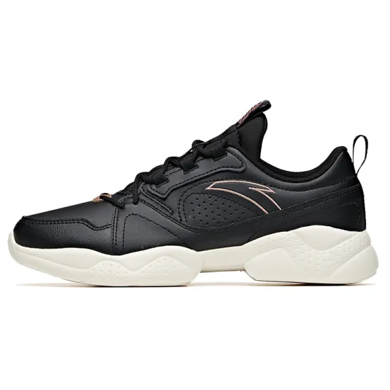 ANTA Training Shoes Women's Low-Top Black Ivory White
