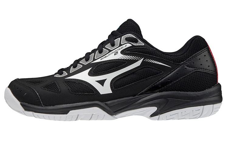 Mizuno Cyclone Speed 2 volleyball shoes low top black, white and red