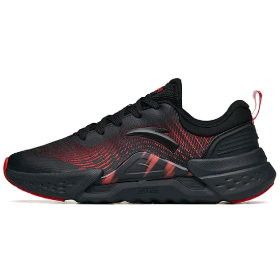 ANTA Variety Training Collection Training Shoes Men Low-Top Black/Hot Red