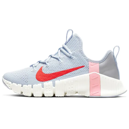 Nike Free Metcon 3 Football Grey Bright Crimson Women's