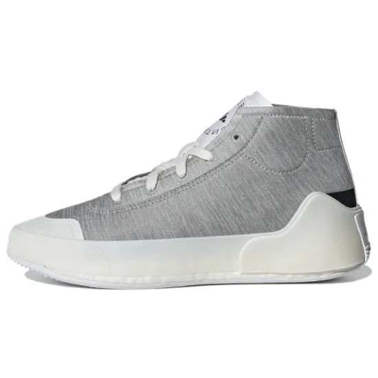 Adidas Treino Mid Heather X Stella McCartney 'Dark Gray White' Women's