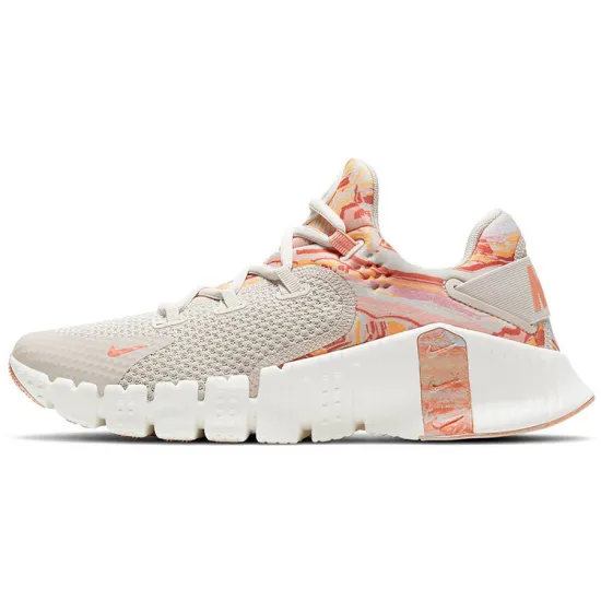 Nike Free Metcon 4 Desert Sand Crimson Bliss Women's